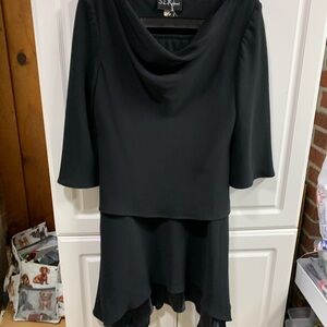 SL Fashions Black 2 Piece Suit